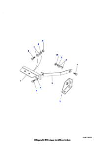 Sicherheitsgurt, Verankerung Vordersitzsockel, Hard- und Softtop Crew Cab HCPU