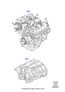 05A Austauschmotor und Grundmotor L322 RANGE ROVER 2010 - 2012 (L322),4,4-Liter-DOHC-DITC-V8-Diesel