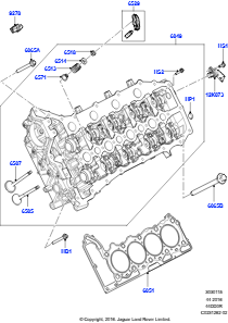15 Zylinderkopf L494 RANGE ROVER SPORT 2014 - 2022 (L494),4,4-Liter-DOHC-DITC-V8-Diesel