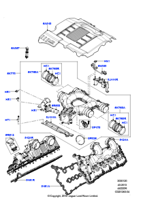 20A Ansaugkrümmer L322 RANGE ROVER 2010 - 2012 (L322),4,4-Liter-DOHC-DITC-V8-Diesel