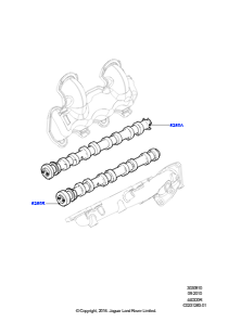 10 Nockenwelle L322 RANGE ROVER 2010 - 2012 (L322),4,4-Liter-DOHC-DITC-V8-Diesel