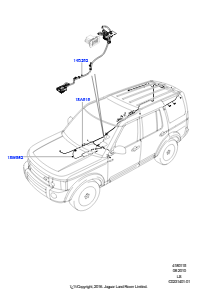 15J Kabelstrang - Karosserie u. Heck L319 DISCOVERY 4 2010 - 2016 (L319)