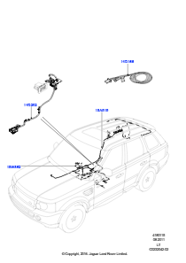 15H Kabelstrang - Karosserie u. Heck L320 RANGE ROVER SPORT 2010 - 2013 (L320)