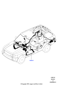 15E Kabelstrang - Karosserie u. Heck L322 RANGE ROVER 2010 - 2012 (L322)