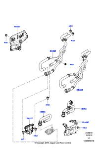 15F Heizungsschläuche L322 RANGE ROVER 2010 - 2012 (L322)