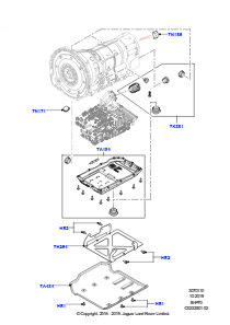 10A Externe Bauteile - Getriebe L462 DISCOVERY 5 2017 > (L462),5.0LP Aj133 Dohc Cda S/C Enhanced