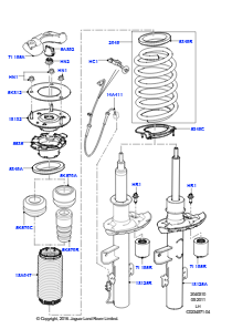 10A Hinterfedern/Stoßdämpfer L538 RANGE ROVER EVOQUE 2012 - 2018 (L538),Werk Halewood