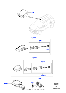 20A Reifendrucküberwachung L538 RANGE ROVER EVOQUE 2012 - 2018 (L538),Werk Halewood