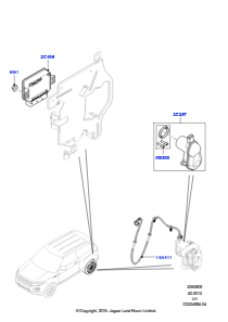 05A Handbremse L538 RANGE ROVER EVOQUE 2012 - 2018 (L538),Werk Halewood