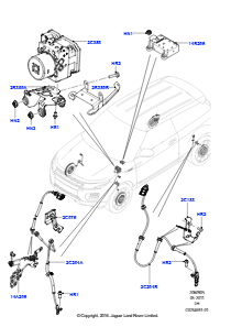 05A Antiblockiersystem L538 RANGE ROVER EVOQUE 2012 - 2018 (L538),Werk Halewood