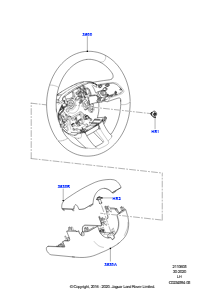05A Lenkrad L538 RANGE ROVER EVOQUE 2012 - 2018 (L538),Werk Halewood