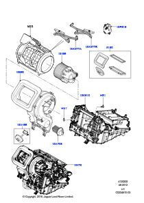 05A Heiz./Klimaanlage, externe Bauteile L538 RANGE ROVER EVOQUE 2012 - 2018 (L538),Werk Halewood