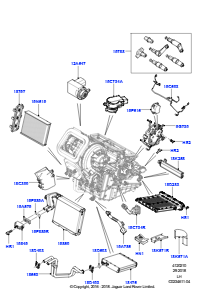 10A Heiz./Klimaanlage, interne Bauteile L538 RANGE ROVER EVOQUE 2012 - 2018 (L538),Werk Halewood