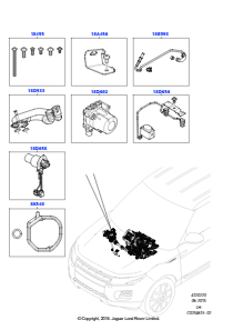 20B Kraftstoffbetriebener Zuheizer L538 RANGE ROVER EVOQUE 2012 - 2018 (L538),Werk Halewood