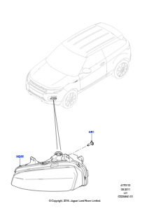 10A Nebelscheinwerfer L538 RANGE ROVER EVOQUE 2012 - 2018 (L538),Werk Halewood