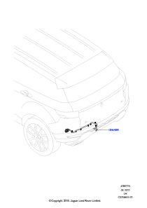 15F Kabelstrang - Karosserie u. Heck L538 RANGE ROVER EVOQUE 2012 - 2018 (L538),Werk Halewood