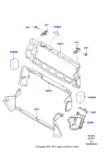 15A Luftabweiser L538 RANGE ROVER EVOQUE 2012 - 2018 (L538),Werk Halewood