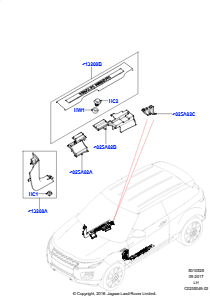 25G Seitenverkleidung L538 RANGE ROVER EVOQUE 2012 - 2018 (L538),Werk Halewood