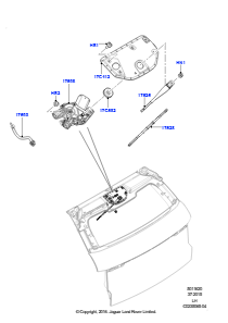 20A Heckscheibenwisch-/-waschanlage L538 RANGE ROVER EVOQUE 2012 - 2018 (L538),Werk Halewood
