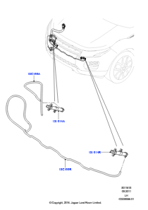 15A Scheinwerferwaschanlage L538 RANGE ROVER EVOQUE 2012 - 2018 (L538),Werk Halewood