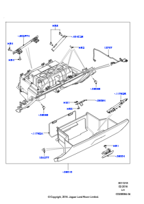 15A Handschuhkasten L538 RANGE ROVER EVOQUE 2012 - 2018 (L538),Werk Halewood