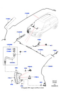 10A Scheibenwaschanlage L538 RANGE ROVER EVOQUE 2012 - 2018 (L538),Werk Halewood