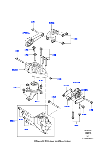 05A Motoraufhängung L538 RANGE ROVER EVOQUE 2012 - 2018 (L538),Werk Halewood