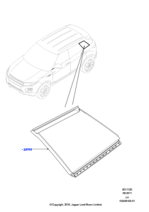 20A Seitenfenster L538 RANGE ROVER EVOQUE 2012 - 2018 (L538),Werk Halewood