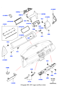 05E Instrumententafel L538 RANGE ROVER EVOQUE 2012 - 2018 (L538),Werk Halewood