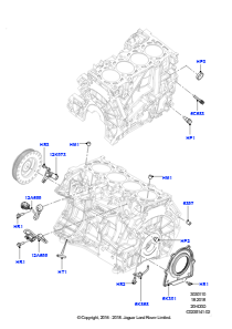 10A Zyl.block/Verschlußstopfen/Deckel L359 FREELANDER 2 2006 - 2014 (L359),Werk Halewood