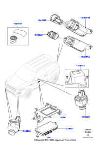 05A Kameraausrüstung L538 RANGE ROVER EVOQUE 2012 - 2018 (L538),Werk Halewood