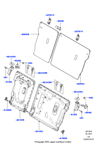 25A Rücksitzlehne L538 RANGE ROVER EVOQUE 2012 - 2018 (L538),Werk Halewood