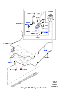 10E Kraftstoffleitungen L538 RANGE ROVER EVOQUE 2012 - 2018 (L538),Werk Halewood