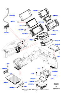 05A Audio-Ausstattung - Prod.ausf. L538 RANGE ROVER EVOQUE 2012 - 2018 (L538),Werk Halewood