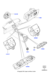 10A Schalter L538 RANGE ROVER EVOQUE 2012 - 2018 (L538),Werk Halewood