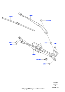 05A Scheibenwischer L538 RANGE ROVER EVOQUE 2012 - 2018 (L538),Werk Halewood
