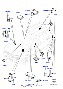 05A Module u. Sensoren - Fahrzeug L538 RANGE ROVER EVOQUE 2012 - 2018 (L538),Werk Halewood