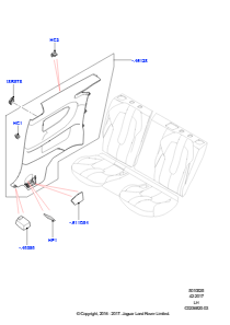25A Seitenverkleidung L538 RANGE ROVER EVOQUE 2012 - 2018 (L538),Werk Halewood