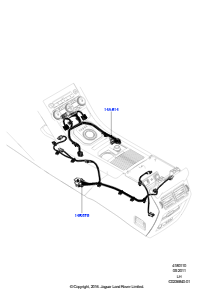 10P Kabelstrang - Motor u. Spritzwand L538 RANGE ROVER EVOQUE 2012 - 2018 (L538),Werk Halewood