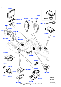 50A Multimedia-System L538 RANGE ROVER EVOQUE 2012 - 2018 (L538),Werk Halewood