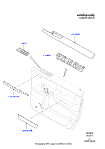 15C Einbau - Verkleidung - Tür vorn L322 RANGE ROVER 2010 - 2012 (L322),Autobiographie Ultimate Edition