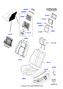 20C Polster, Verkl. & Heiz. - Vorders. L322 RANGE ROVER 2010 - 2012 (L322),Autobiographie Ultimate Edition