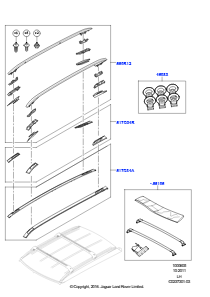 05 DACHHOLME & QUERTRÄGER L538 RANGE ROVER EVOQUE 2012 - 2018 (L538),Gebaut in Brasilien