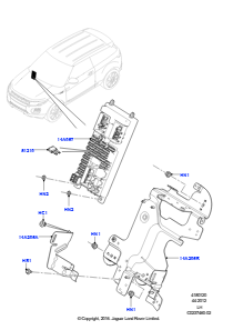 20B Sicherungen, Halter & Überlastsch. L538 RANGE ROVER EVOQUE 2012 - 2018 (L538),Werk Halewood