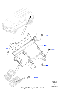 20C Sicherungen, Halter & Überlastsch. L538 RANGE ROVER EVOQUE 2012 - 2018 (L538),Werk Halewood