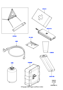 10A Notfall- und Sicherheitsausrüstung L538 RANGE ROVER EVOQUE 2012 - 2018 (L538),Werk Halewood