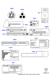 10A Etiketten L405 RANGE ROVER 2013 - 2022