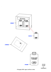 05A REINIGUNGSZUBEHÖR L405 RANGE ROVER 2013 - 2022