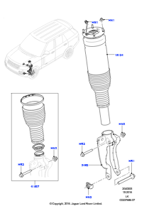 05A Federbeine/Vorderfedern L405 RANGE ROVER 2013 - 2022