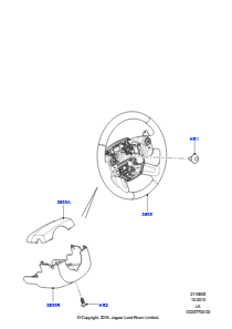 05 Lenkrad L405 RANGE ROVER 2013 - 2022
